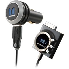 Monster iCarPlay Wireless 250 FM Transmitter with AutoScan for iPod and iPhone FM Transmitter/Charger (A IP FM-CH 250)