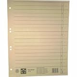 Produkt-Bild: 5 Star 9521108794 Trennbl&auml;tter farbig 30x24 cm chamois RC Karton 180 g/qm Inh.100