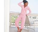 A++ Best Seller Pink Terry Suit-Xlarge-pink
