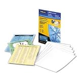 Fellowes 5221501 9x12 Glossy Self Adhesive Laminating Sheets - 10-Pack