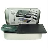 T1 Business Card w/Black ID Wallet, Smoke Translucent