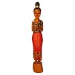Hand-carved Thai ''Sawasdee Lady' Decorative Statue (Thailand)