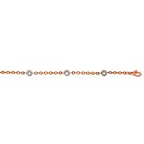 18K Gold Pink Diamond By The Inch Bracelet 7.5 Inch