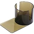 Plastic Cup Holder - Smoke (Slide under) w/Cutouts