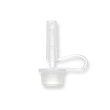 Qosina 74033 LDPE Snip Off Tip with Integral Cap, For Bellows Bottle (Pack of 25)
