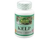 Alfa Vitamins Kelp 150 mcg 60 caps Natural Sea Iodine Thyroid Support