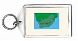 South Africa Map Keychain
