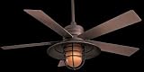 Minka Aire Ceiling Fans F582ORB RainMan Fan - Oil-Rubbed Bronze Outdoor WET Indoor Fan 54