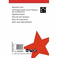 5 Star(TM) Flipchart Blocks 68x99 cm kariert/blanko 80 g/qm Inh.5 Bl�cke � 20 Blatt