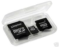 Kingston 2 GB microSD Flash Memory Card with SD and miniSD Adapters SDC/2GB-2ADP