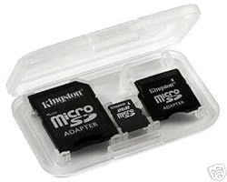 Kingston 2GB microSD with 2 Adapters (SDC/2GB-2ADP)