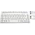 DSI Compact Cherry Mechanical Switch Mac Keyboard SMK-88 USB