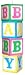 Baby Blocks Candle / Hidden Treasure Inside