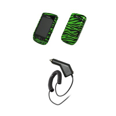 Neon Green and Black Zebra Stripes Design Snap-On Cover Case Car Charger CLA Neon Green and Black Zebra Stripes Design Snap-On Cover Case Car Charger CLA