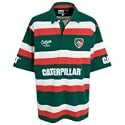 Leicester Tigers 2009/10 Home Shirt - Green/Red/White