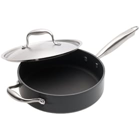 Anolon Titanium Non Stick Dishwasher Safe 3-Quart Saut? Pan with Lid and Helper Handle by Anolon