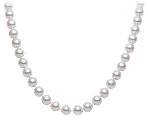 Japanese Akoya Cultured Pearl 6.0-6.5mm Necklace, 18