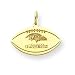 14K Baltimore Ravens Small Logo w/Name Football Charm
