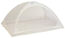 Tots In Mind Cozy Portable Playard Tent plus Cabana Kit 1 White