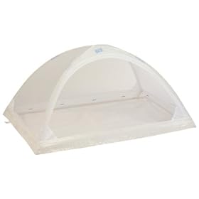 Tots In Mind Cozy Portable Playard Tent plus Cabana Kit 1 White