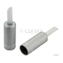 Jagwire 5mm Lined Alloy End Caps, Silver, Bottle of 50