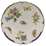 Herend Queen Victoria Blue Dinner Plate