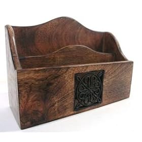 Mango Wood Letter Rack