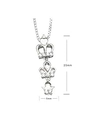 Crown V - Diamond And 18K White Gold Pendant