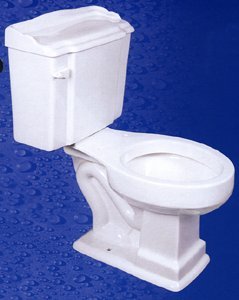 Buy Stanford Water Closet / Toilet - Bisque - Chrome Flush (Barclay Toilets, Plumbing, Toilets & Bidets, Toilets)