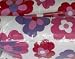 Full Bed Comforter Sham Set Big Pink Purple Red Flowers