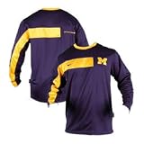 Michigan Wolverines Nike Shirts - Long Sleeve Dri-Fit Shoot Around