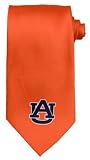 Auburn University Tigers Solid Logo Tie Orange