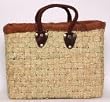 Moroccan Straw Summer Beach / Shopper / Tote Bag