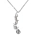 Silver Cubic Zirconia Necklaces, Size: 16-18 inches