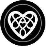 Maple Landmark 50371 Heart Checkers - 12 Piece Black