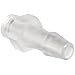 Value Plastics Natural Polypropylene Tube Fitting, 200 Series Barbed Adapter, Tube ID x UNF