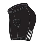 Adidas 2008 Men's Sport Race Cycling Short - Black -325096