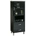 Black Onyx/Charcoal Audio Cabinet Cosmos Collection by South Shore Furniture - 3127-511