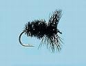 Turrall Black Gnat Size 12 Dry Fly