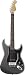 Fender Blacktop(TM) Strat® HH Floyd Rose® Electric Guitar, Titanium Silver, Rosewood Fretboard