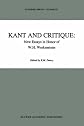 Kant and Critique: New Essays in Honor of W.H. Werkmeister (Synthese Library)