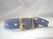 14 Denim and diamonds dog collar - faux diamond rhinestone