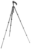 Manfrotto - MKC3-H01 - Kit Photo/Vid&Atilde;&copy;o Compact - Tr&Atilde;&copy;pied 5 sections - Rotule Hybride - Plateau rapide - S&Atilde;&copy;lecteur photo/vid&Atilde;&copy;o - Charge maximale : 1,5kg - Noir
