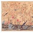 Dollhouse Miniature Chinoiserie Wallpaper Panels