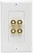 Terk 4-Hole Speaker Connector (SC4W) (SC4W)