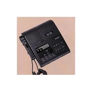 Microcassette Recorder Transcribe Model BM845D with Quick Erase by Sony Magnetic Products