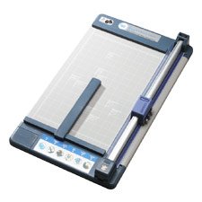 CARL 12238 Bidex Heavy-Duty Rotary Trimmer, 14-1/2 x 28 base, 18 cut
