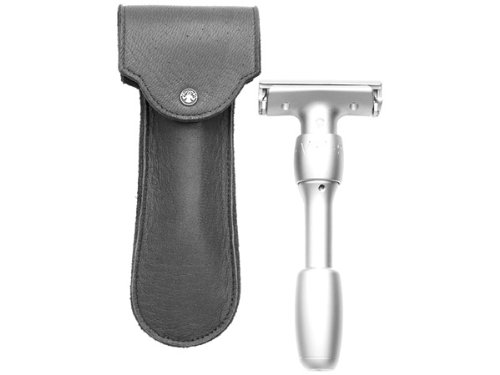 Merkur VISION Leather Travel Sheath