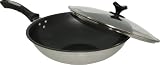 Tayama TSW-32 Stainless Wok with Handle 12.5-in.