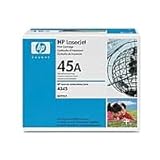 Original HP LaserJet 45A Black Print Cartridge in Retail Packaging